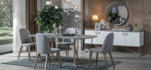 Loft Gold Yemek Odası