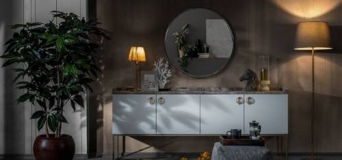 Loft Gold Yemek Odası